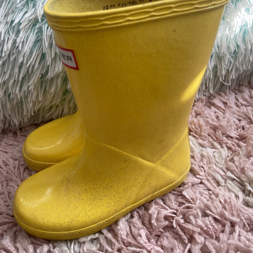 🛑SOLD🛑Glitter girls hunter boots